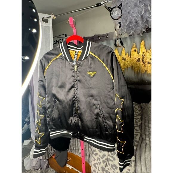 Eleven by venus williams believe in wonder bomber jacket coat Large - Picture 2 of 11